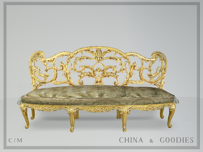Rococo Bench "Piedmont" -C&G-