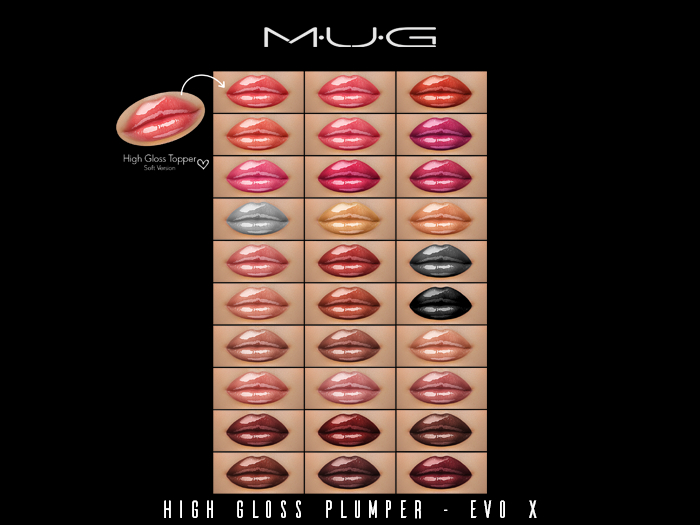 M.U.G - High Gloss Plumper & Gloss Topper 