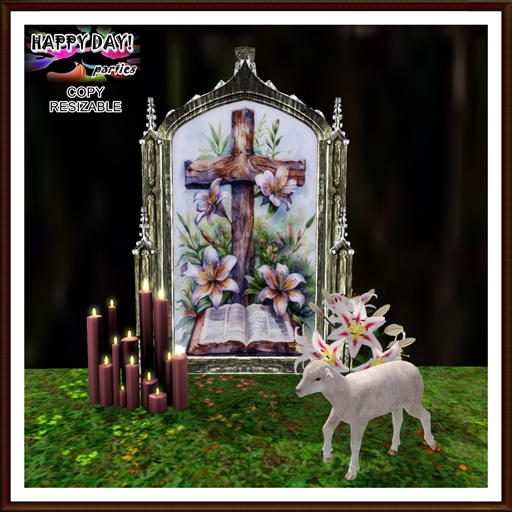Easter - Resizable Decorated Mirror