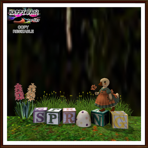 Easter - Resizable Decorated Spring Blocks