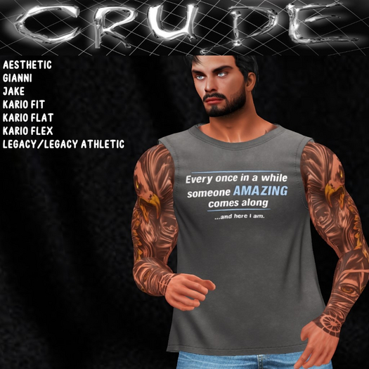 Every once in a while someone amazing comes along ... and here I am Men's T-Shirt (MT3)  <Wear Me>
