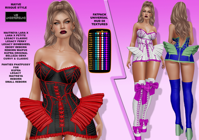 **DEMO**MAYVE  RISQUE STYLE COMPLETE OUTFIT**