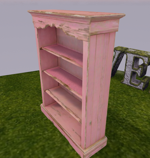 Blush Vintage Book Shelf