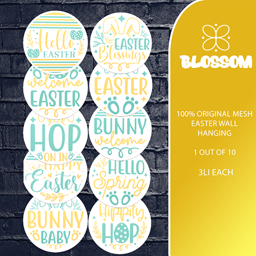* BLOSSOM * Easter Wall Hanging 03