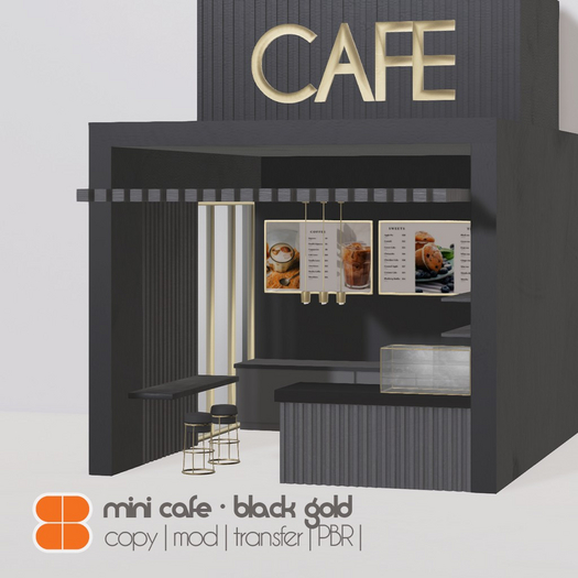 8 Mini Cafe - BLACK GOLD