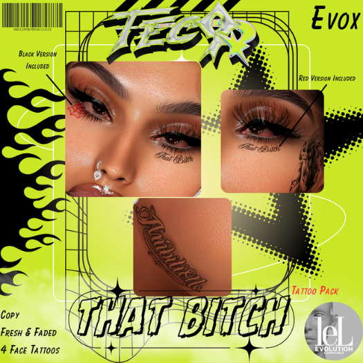 ![TEC9] That B!tch Tattoo Pack