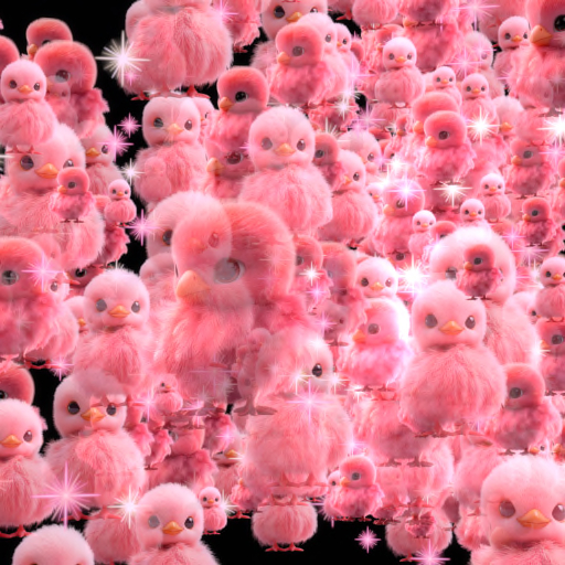 Pink Chick  Confetti Tosser Thrower