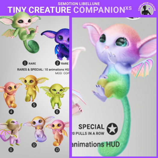 SEmotion Libellune Tiny Creature XS Companion SPECIAL