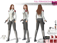 Full Perm Female Sci-fi Uniform Jacket Maitreya 5.3 LaraX Ebody Reborn Legacy Belleza Slink Tonic Ocacin Classic Avatars