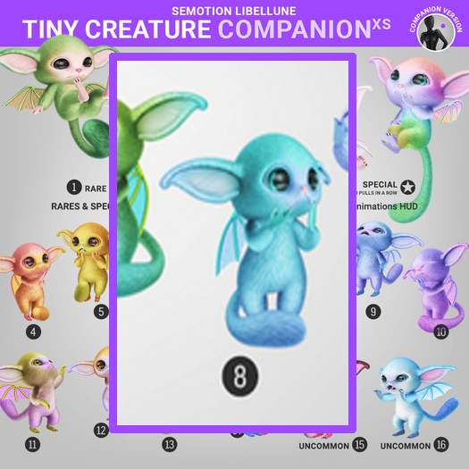 SEmotion Libellune Tiny Creature XS Companion COMMON 08