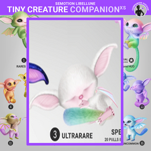 SEmotion Libellune Tiny Creature XS Companion ULTRARARE 03