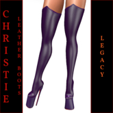 Christie-Leather Boots-Purple-Legacy