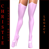 Christie-Leather Boots-Pink-Legacy