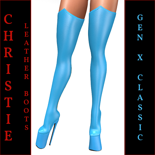Christie-Leather Boots-Blue-Gen X Classic