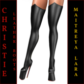 Christie-Leather Boots-Black-Lara