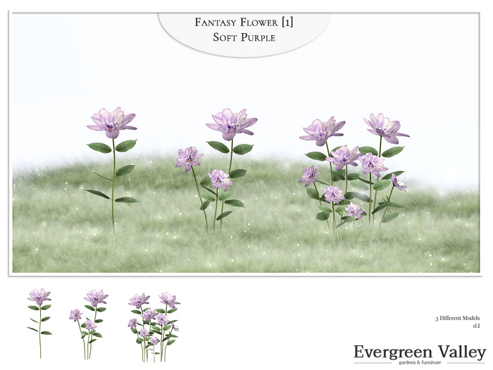 Fantasy Flower [1] Soft Purple