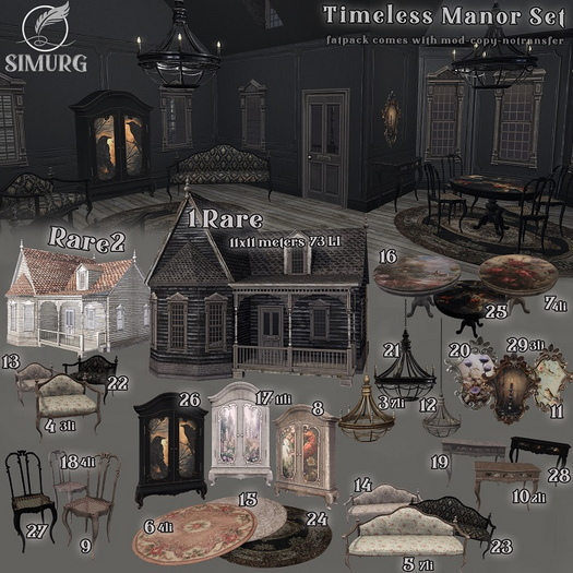 14. Simurg - Timeless Manor Set - Sofa C