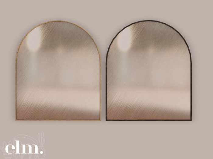 Elm. Alina Console Decor//Mirror