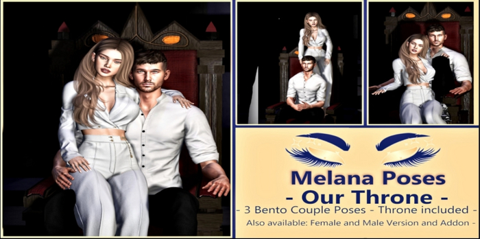 Melana Poses] Our Throne(add me)