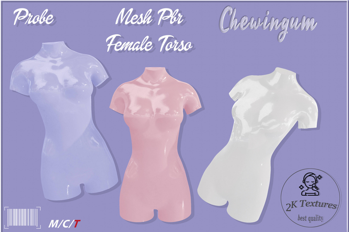 Chewingum FEMALE TORSO PBR BOX