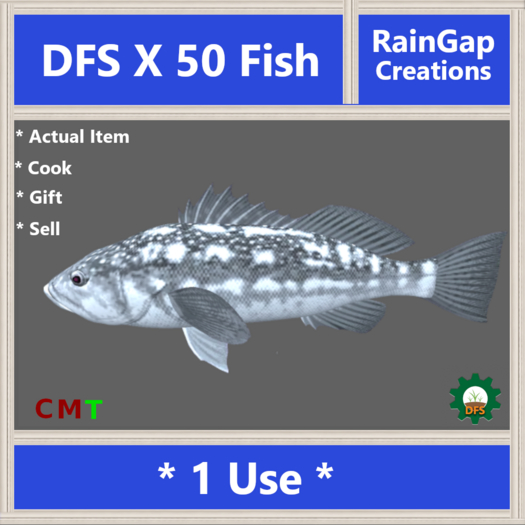 DFS FISH X 50 ACTUAL ITEM