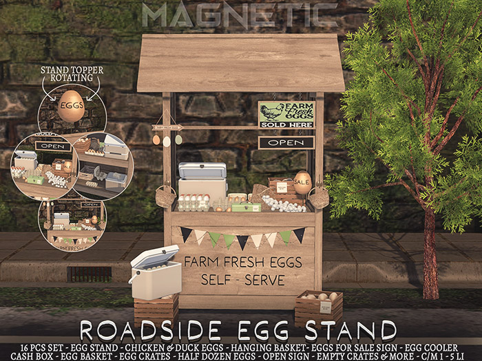 Magnetic - Roadside Egg Stand