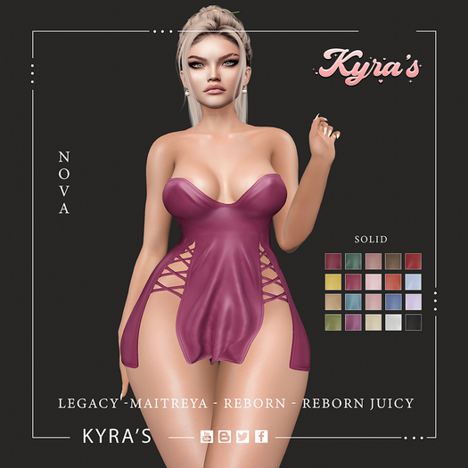 Kyra's  Nova Dress Solid
