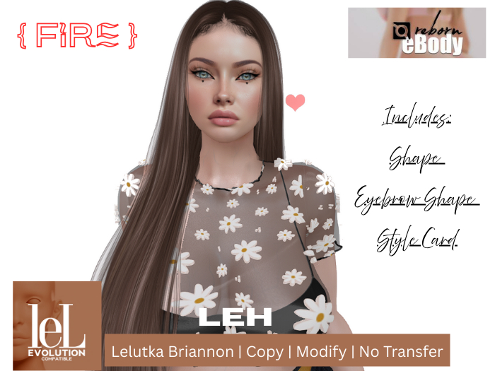 {Fire} - Leh Shape [eBody Reborn & Briannon]