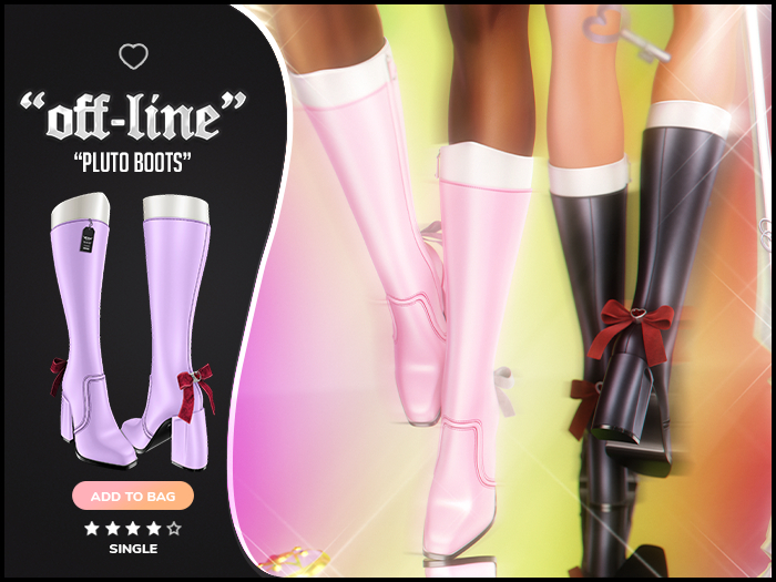 "Off-Line" x "Pluto" Boots / Thistle