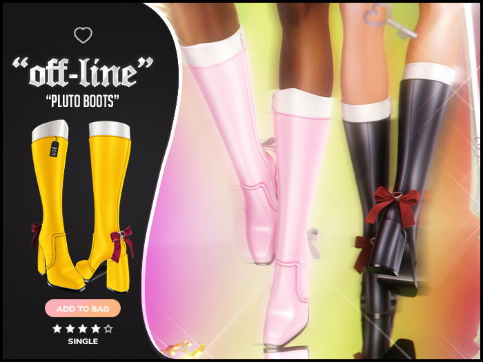 "Off-Line" x "Pluto" Boots / Star