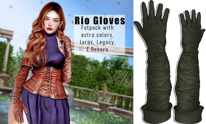 UNA. Rio Gloves Green