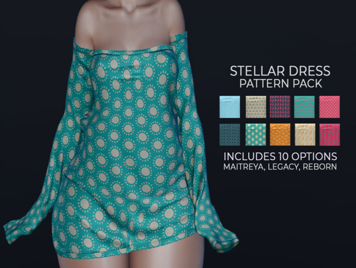 epoch - [pack] - stellar - dress - pattern