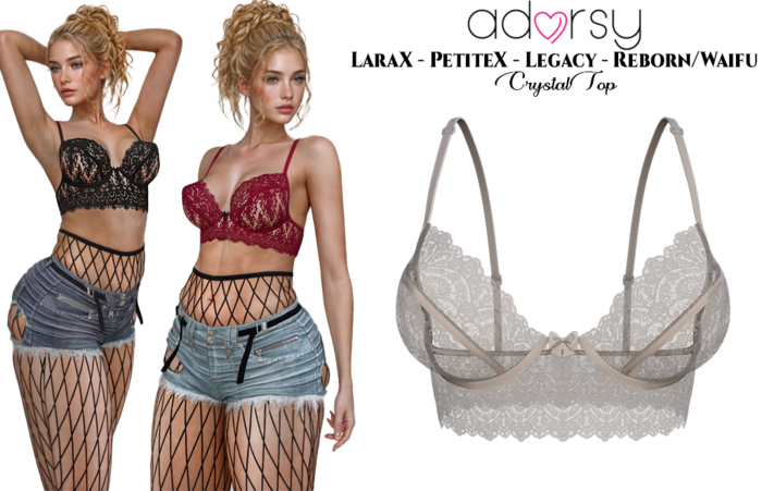 adorsy - Crystal Top Brown - LaraX/Legacy/PetiteX/Reborn/Waifu