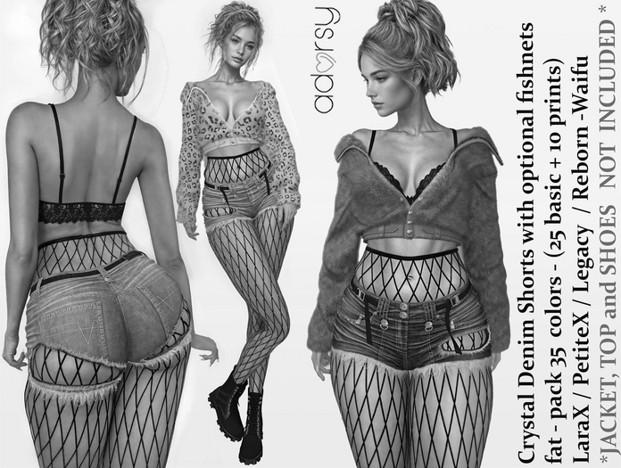 adorsy - Crystal Shorts DEMO - LaraX/Legacy/PetiteX/Reborn/Waifu