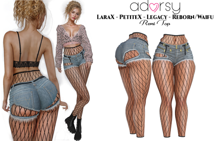 adorsy - Crystal Shorts Dirty - LaraX/Legacy/PetiteX/Reborn/Waifu
