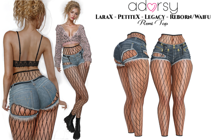 adorsy - Crystal Shorts Original - LaraX/Legacy/PetiteX/Reborn/Waifu