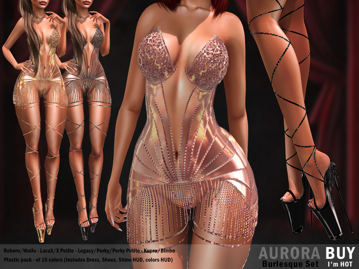 AURORA Burlesque Set Plastic