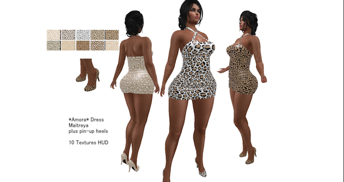 Amora Dress cheetah.