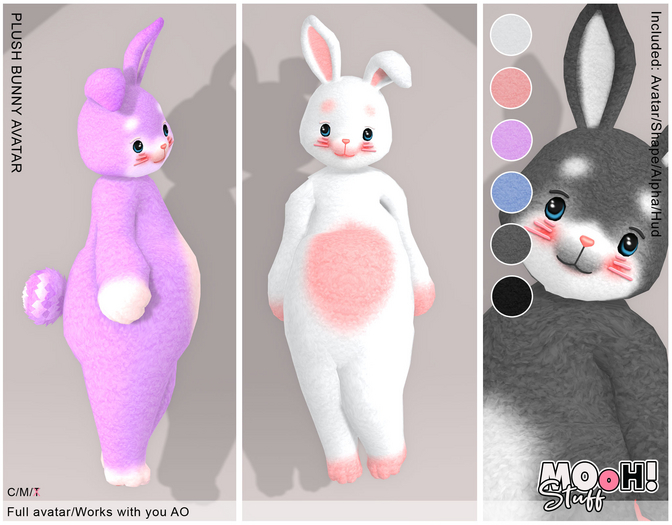 MOoH! Stuff Demo Plush bunny avatar (Add)