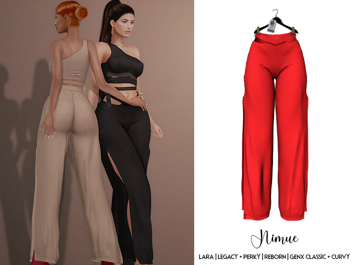 LEROY - Nimue Pants - Red