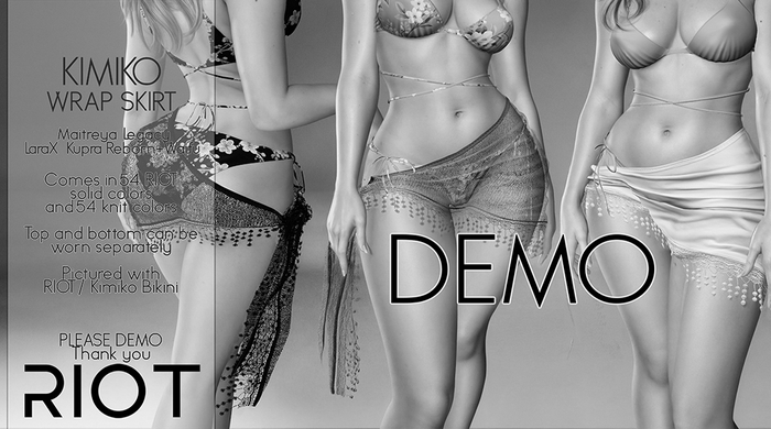 RIOT / Kimiko Wrap Skirt - Demo