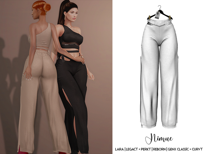 LEROY - Nimue Pants - White