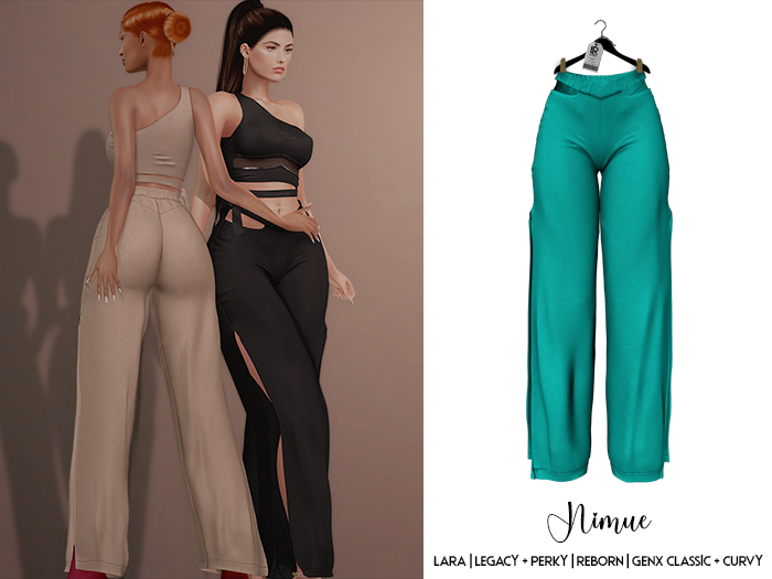 LEROY - Nimue Pants - Porcelain Green