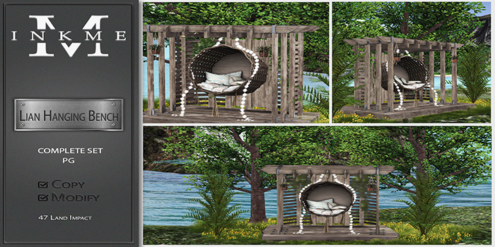 ::InkMe:: Lian Hanging Bench PG