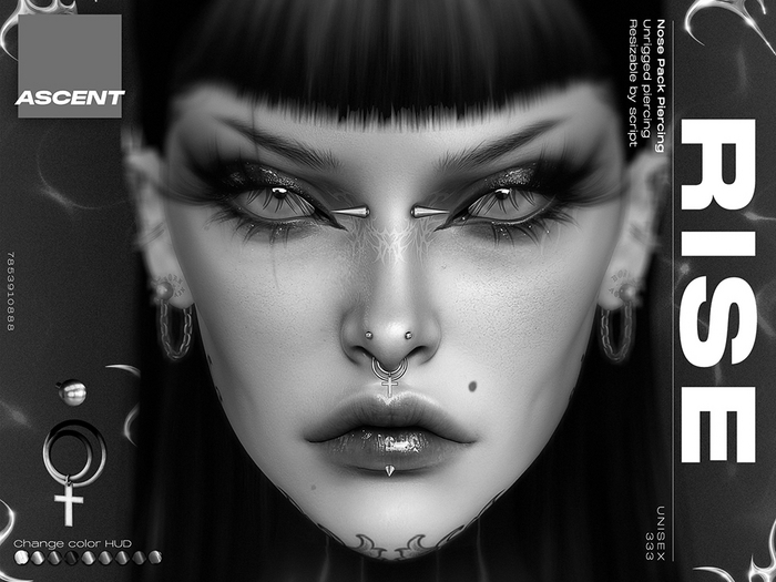 ASCENT - DEMO Rise Nose Piercing PACK
