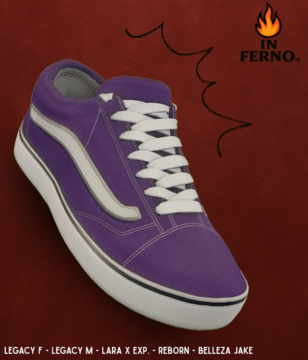 in Ferno - Dans Sneakers Purple