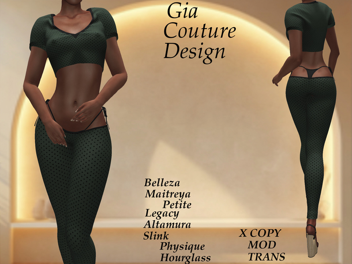 "GCD" Aidyl Lounge Set Green