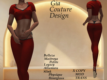 "GCD" Aidyl Lounge Set Red