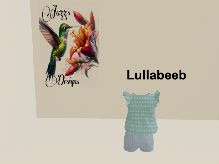 Light Blue Polka Dot Outfit LB JD