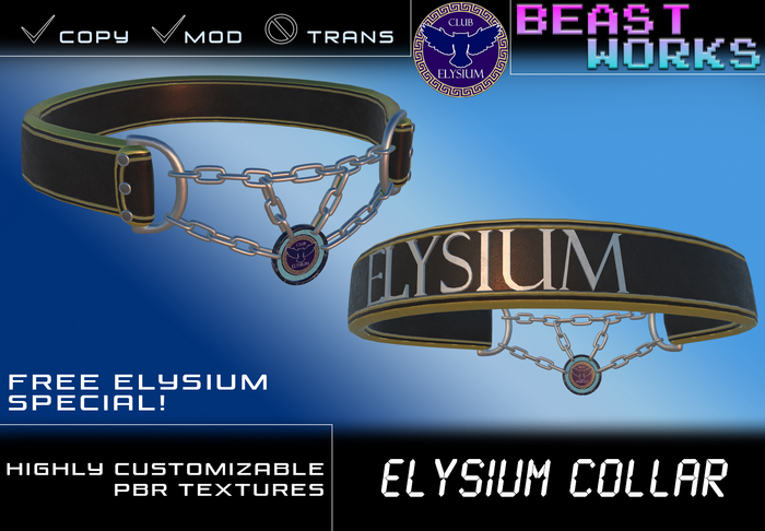 [Beast Works] ELYSIUM CLUB COLLAR